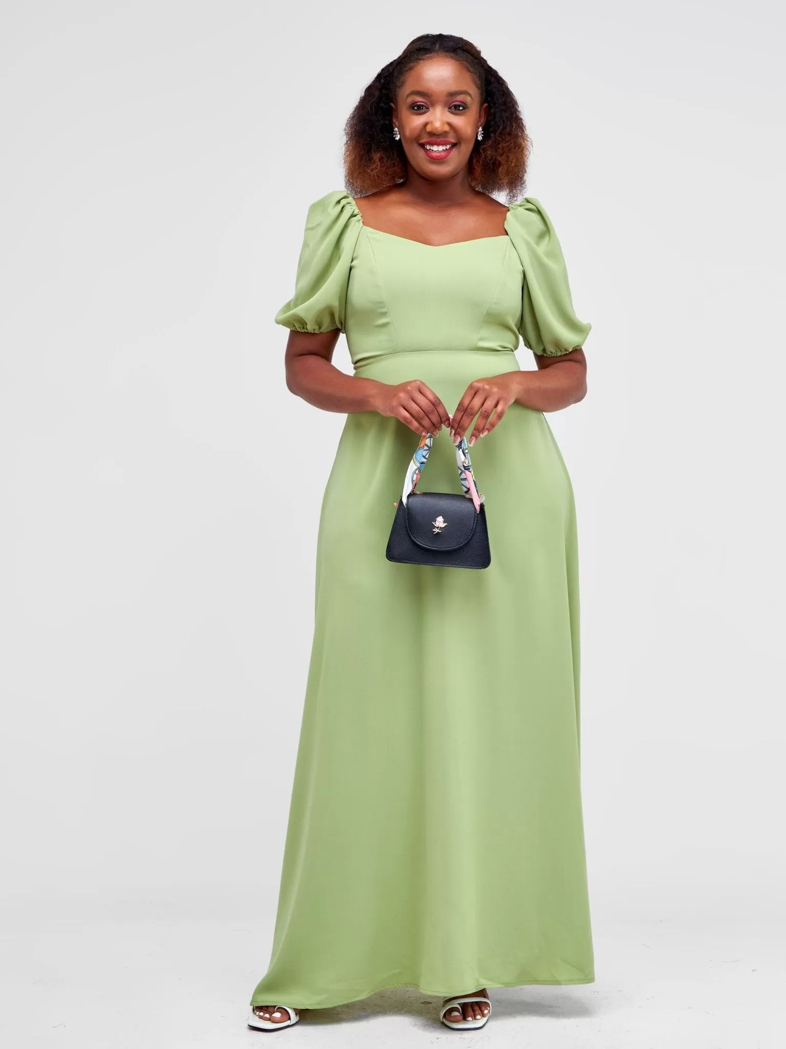 Zia Africa Pretty Woman Maxi Dress - Sage