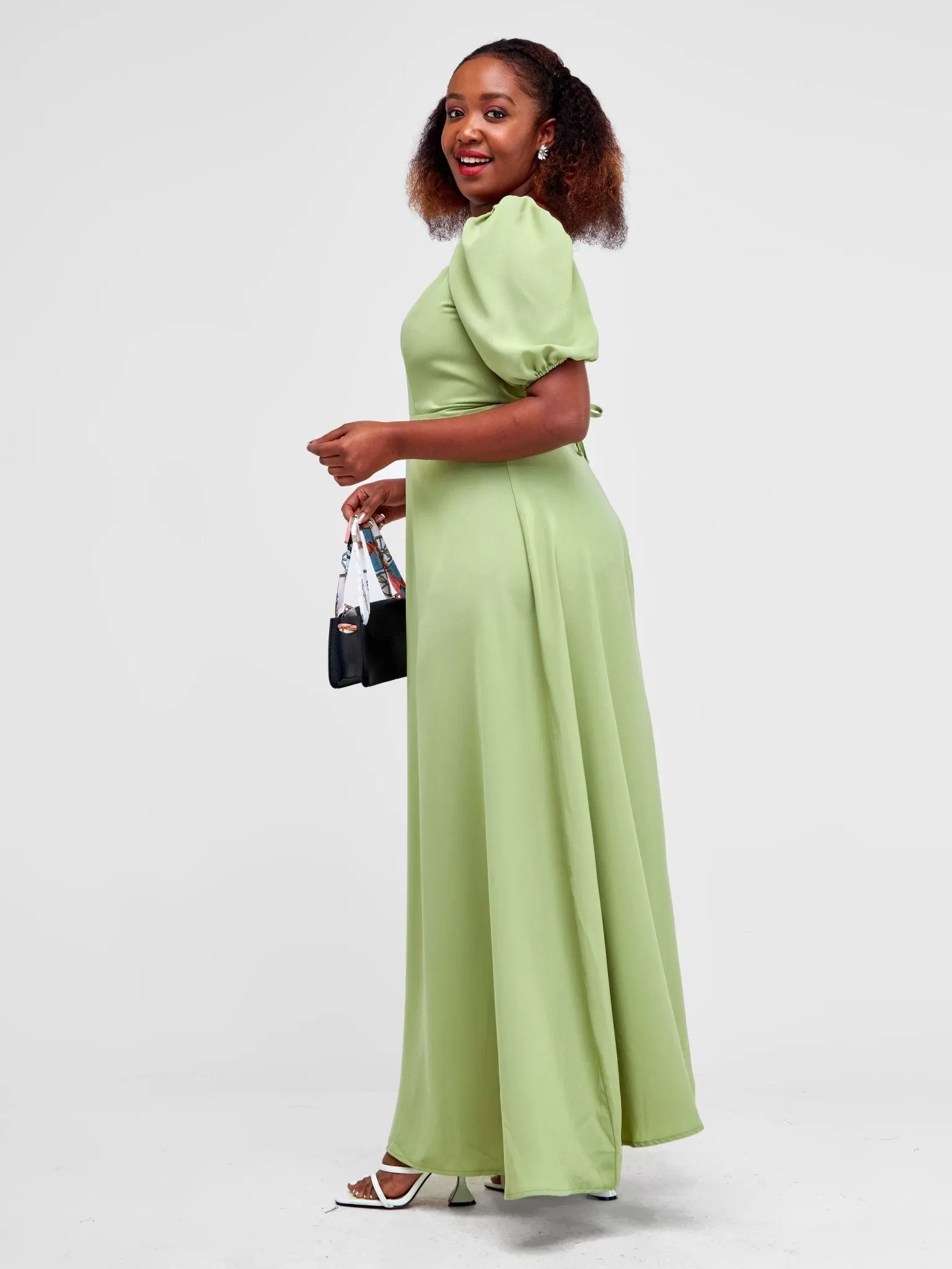 Zia Africa Pretty Woman Maxi Dress - Sage