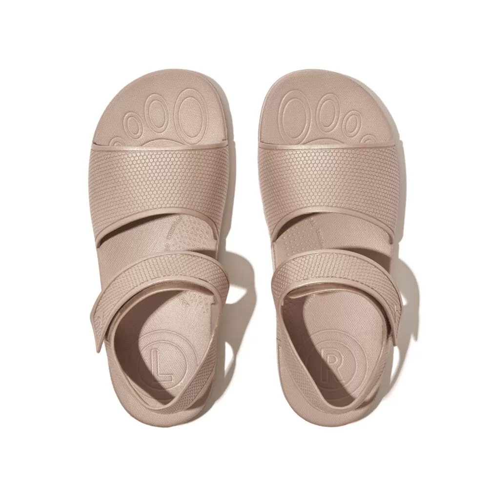 รองเท้าแตะแบบรัดส้น เด็ก รุ่น iQUSHION KIDS JUNIOR SHIMMER ERGONOMIC BACK-STRAP SANDALS